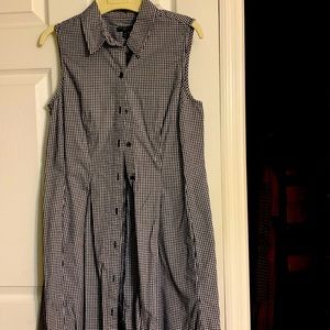 Talbots plaid cotton dress